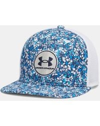 Under Armour - Drive Mid Stretch Fit Cap Summit - Lyst