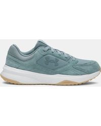 Under Armour - Chaussure De Training En Daim Edge Pour Homme Jasper Halo Gris Jasper - Lyst