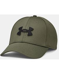 Under Armour - Blitzing Low Stretch Fit Cap Marine Od - Lyst