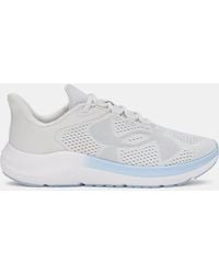 Under Armour - Pursuit 4 Big Logo Laufschuhe Für Damen Distant Distant Nimbus Blau - Lyst