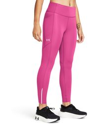 Under Armour - UA Fly Fast 3.0 Ankle Tights Rosa XS - Lyst