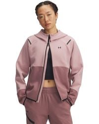 Under Armour - Unstoppable Fleece Full-Zip Prime - Lyst