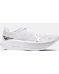 Under Armour - Velociti Elite 2 Uniseks Hardloopschoenen Wit Halo Grijs Metalen Gun Metal - Lyst