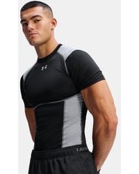 Under Armour - Heatgear Elite Fitted Short Sleeve Ultimate Steel Reflective - Lyst