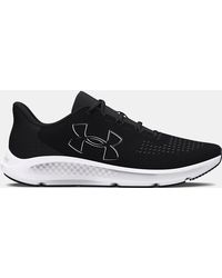 Under Armour - Charged Pursuit 3 Big Logo Laufschuhe Für Damen / / Weiß - Lyst