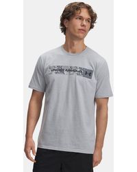 Under Armour - Ua Camo Chest Stripe Short Sleeve - Lyst