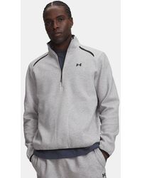Under Armour - Unstoppable Fleece ½ Zip Mod Light Heather - Lyst