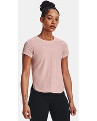 Under Armour UA PaceHER T-Shirt Rosa LG - Pink