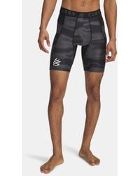 Under Armour - Curry Heatgear
Shorts Für Herren Mit Druck (23 Cm) Castlerock Weiß - Lyst
