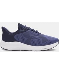 Under Armour - Pursuit 4 Big Logo Running Shoes Midnight Midnight - Lyst