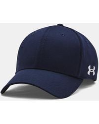 Under Armour - Blitzing Low Team
Kappe Aus Stretch Für Herren Midnight Blaue Marine Weiß - Lyst