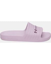 Under Armour - Armr Shower Slides Mauve Mauve Echo - Lyst