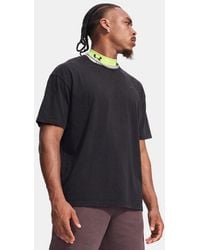 Under Armour - Ua Heavyweight Wash Oversized Short Sleeve - Lyst
