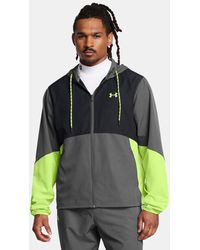 Under Armour - Icon Legacy Windbreaker Castlerock / Morph - Lyst