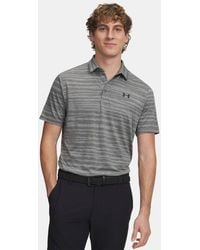 Under Armour - Playoff Jacq Rd Polo Clay Titanium - Lyst