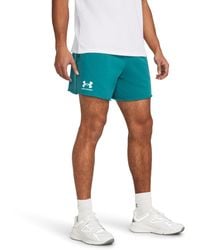 Under Armour - Shorts rival terry 15 cm - Lyst