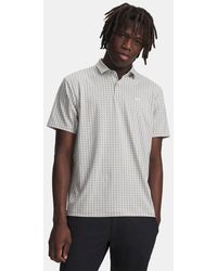 Under Armour - Tee To Printed Polo Titanium - Lyst