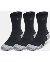 Under Armour - Ua Armourdry® Run Cushion 3-pack Mid-crew Socks - Lyst