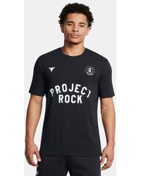 Under Armour - Project Rock Badge Of Honor Short Sleeve - Lyst