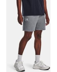 Under Armour - Icon Fleece Shorts Pitch Medium Heather - Lyst