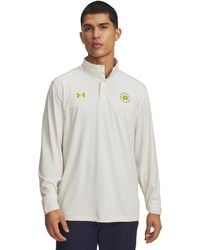 Under Armour - Ua Tee To Green Collegiate Blocked 1⁄4 Zip - Lyst