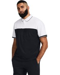 Under Armour - Herenpolo Tour Tips Blocked - Lyst