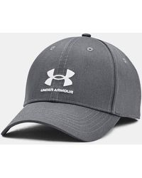 Under Armour - Casquette Réglable Essential Low Pour Homme Pitch Blanc - Lyst