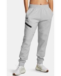 Under Armour - Unstoppable
Fleece Jogginghose Für Damen Mod Schwarz - Lyst