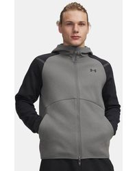 Under Armour - Unstoppable Fleece Full-Zip Hoodie Clay - Lyst