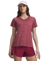 Under Armour - Tech Twist V-Neck Short Sleeve Venom - Lyst