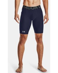 Under Armour - Herren Heatgear Armour Long Shorts Mit Tasche Midnight Blaue Marine Weiß - Lyst