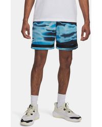 Under Armour - Curry Statement 7" Shorts Midnight Stream - Lyst