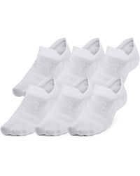 Under Armour - Ua Essential 6-pack Ultra Low Socks - Lyst