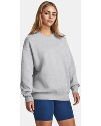 Under Armour - ® Fleecepullover Sweatshirt Essential Fleece OS Crew 1379475 - Lyst