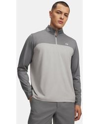 Under Armour - Tee To ¼ Zip Clay Titanium - Lyst