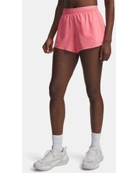 Under Armour - Vanish Woven 3" Shorts Bittersweet Posh - Lyst