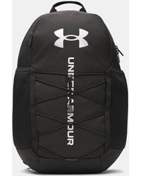 Under Armour - Zaino Hustle Sport 6.0 Metallico Argento - Lyst