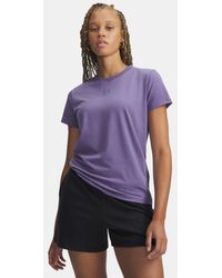 Under Armour - Rival Core Short Sleeve Luxe - Lyst