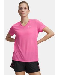 Under Armour - Tech V-Neck Short Sleeve Frenzy Prime - Lyst