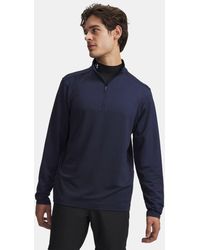 Under Armour - Drive Lightweight ½ Zip Midnight Midnight Fade Heather Castlerock - Lyst