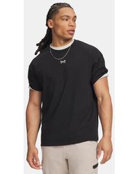 Under Armour - Ua Heavyweight Metal Logo Short Sleeve - Lyst