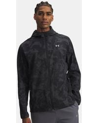 Under Armour - Veste Velociti Pro Storm Pour Homme Anthracite Noir Réfléchissant - Lyst