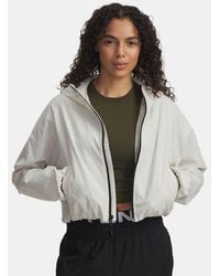 Under Armour - Parte De Arriba De Manga Larga Unstoppable Woven Ripstop Para Mujer Summit Negro - Lyst