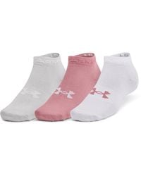 Under Armour - Essential Low Cut Socks 3-pack - Lyst