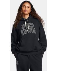 Under Armour - Ua Icon Heavyweight Terry Oversized Hoodie - Lyst