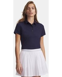 Under Armour - Armourdry Short Sleeve Polo Midnight Midnight - Lyst
