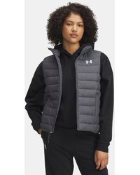 Under Armour - Sportswear Insulate Bodywarmer Voor Castlerock Wit - Lyst