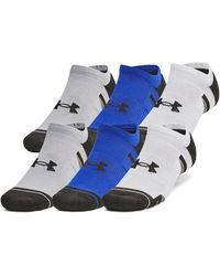 Under Armour - Ua Performance Tech 6-pack No Show Socks - Lyst