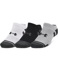 Under Armour - Performance Tech 3-pack No Show Socks - Lyst