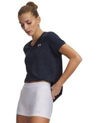Under Armour - Tech Twist V-Neck Short Sleeve Midnight - Lyst